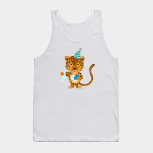 Jaguar gets socks as birthday gift Tank Top